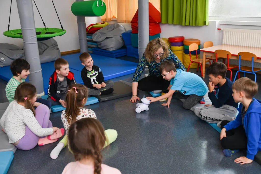 Robot Photon w Przedszkolu Michałek.