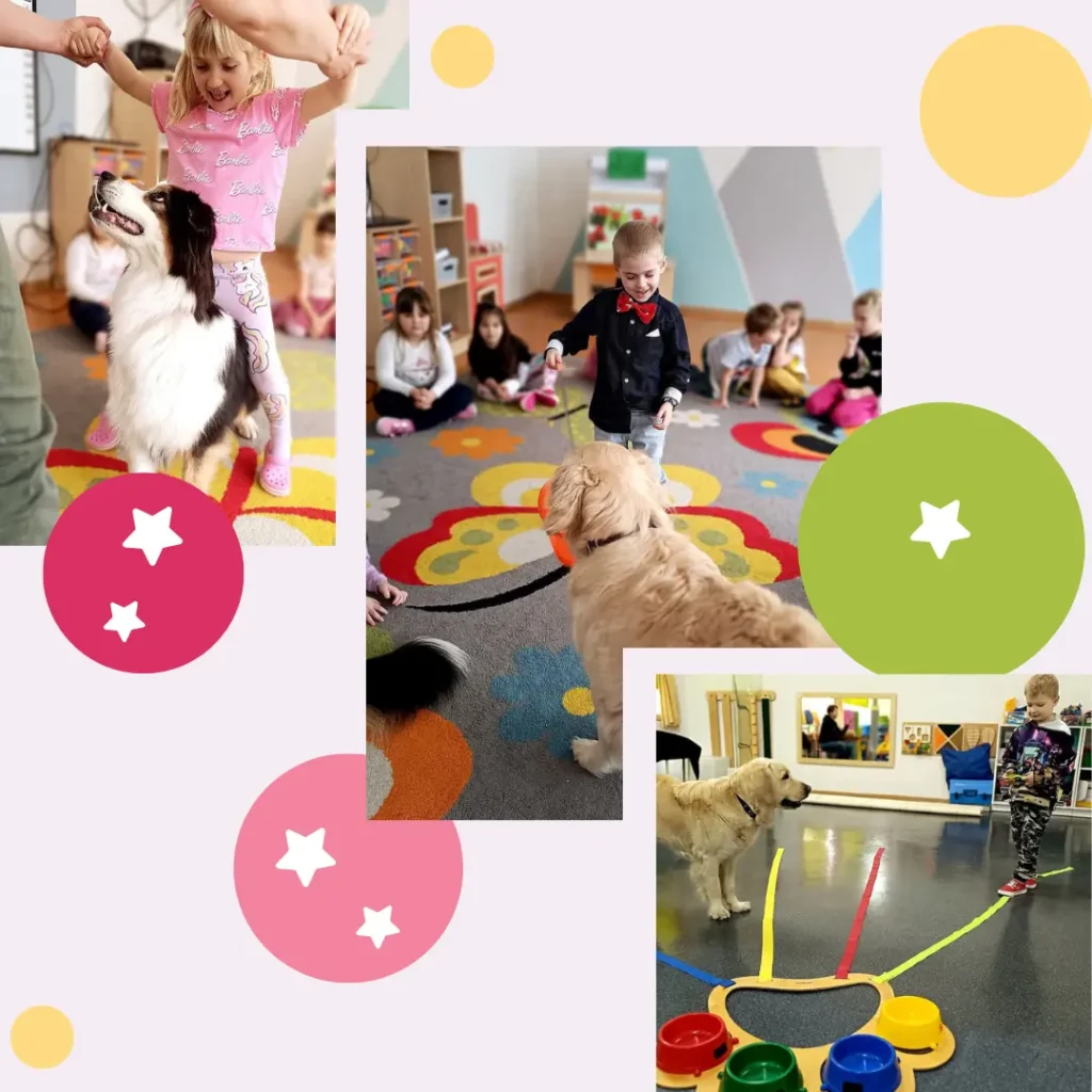 Dogoterapia w Przedszkolu Michałek.