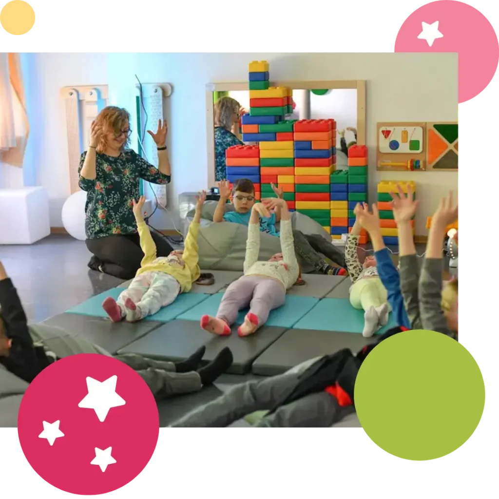 Gimnastyka korekcyjna w Przedszkolu Michałek.