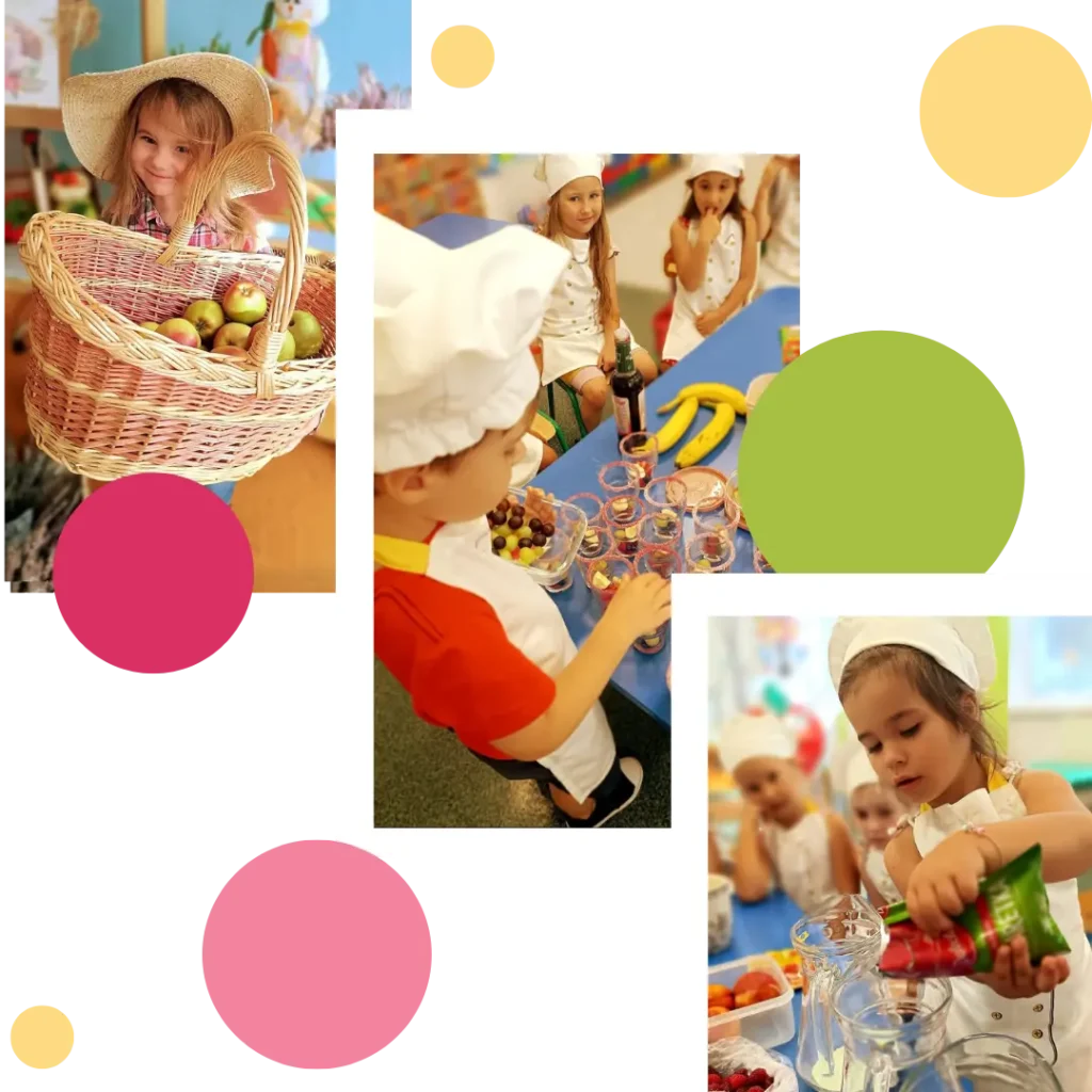 Warsztaty kulinarne w Przedszkolu Michałek.